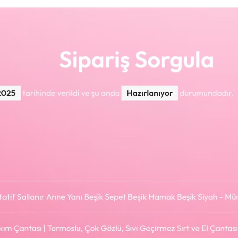 Siparişim Ulaşmadı İletişim Kuramıyorum