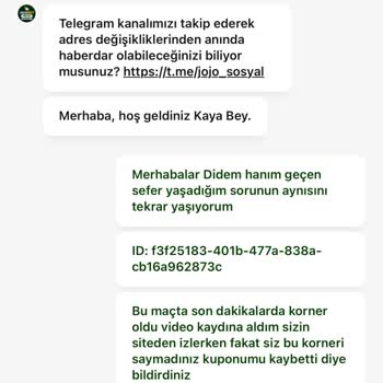 Jojobet Eksik Korner Sayımıyla Kazancımı Ödemiyor Kanıtım Olmasına Rağmen Destek İlgisiz