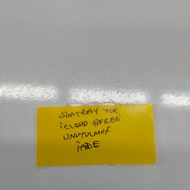 Satın Alınan Cihazda İcloud Kilidi Nedeniyle Kullanım Sorunu ve Çözüm Talebi