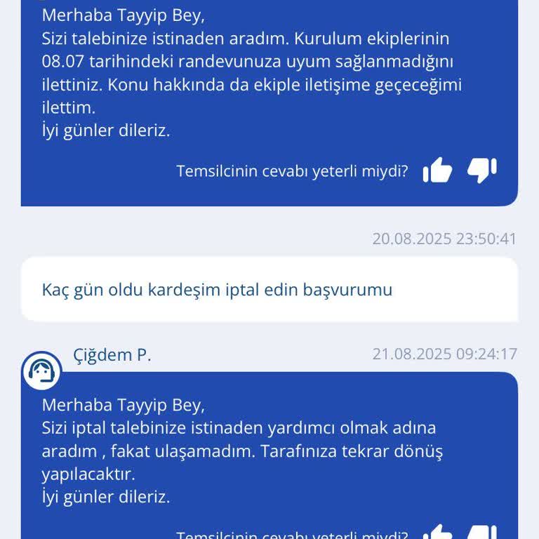 Bir Aydır İnternet Bağlantısı Yapılmıyor, Mağduriyetim Giderilmiyor
