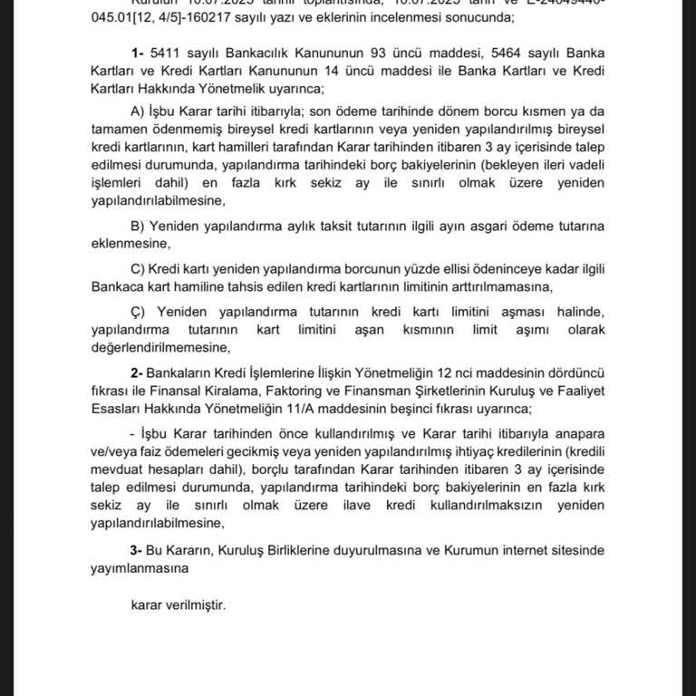 Ziraat Bankası Yeni Yapılandırma Kararını Uygulamıyor, Mağdur Edildim