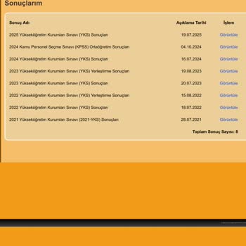 YKS Tercih Ve Sonuçlarım Silindi Hiçbir Yetkiliye Ulaşamıyorum