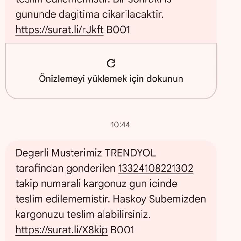 Evdeyken Teslim Edilmeyen Elbise Ve Ulaşılmaz Kargo