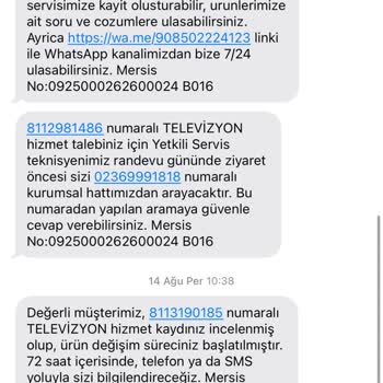 Vestel'den Ücretli Panel Değişimi Sonrası Teslimat Ve İade Sorunu