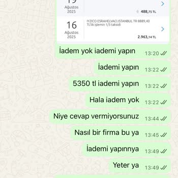 İade Ücretim Ve Haksız Kargo Kesintisi Hala Ödenmedi, Müşteri Hizmetleri Yanıt Vermiyor
