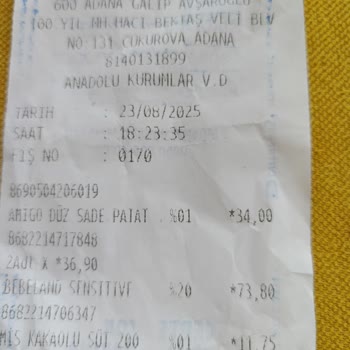 Mis Süt Ürününde Yaşadığımız Sorun