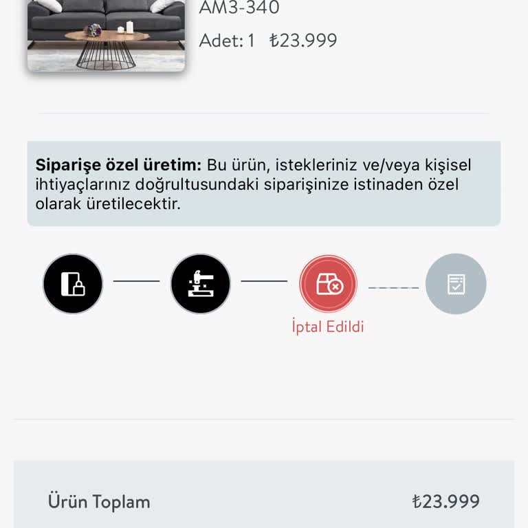 İptal Edilen Koltuk Siparişim İçin 18 Gündür Ücret İadesi Yapılmıyor