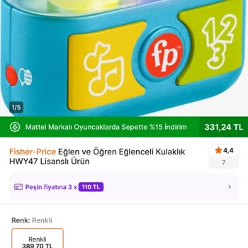 Aldığım Oyuncağın Fiyatı Bir Haftada Düştü, Zararımın Karşılanmasını İstiyorum