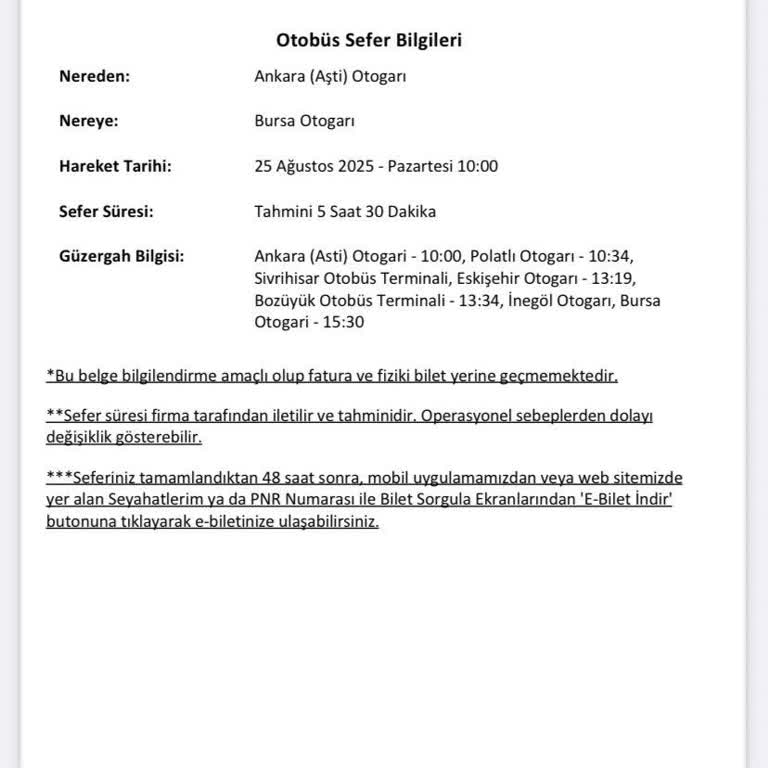 Otobüs Yolculuğunda Yaşadığım Ciddi Mağduriyet Ve Güvenlik Endişesi