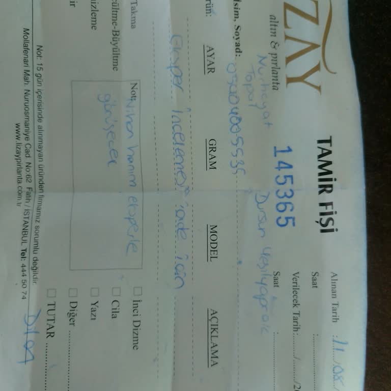 Tektaş Yüzüğümün Değerinin Altında Geri Alınması Mağduriyet Yaşattı