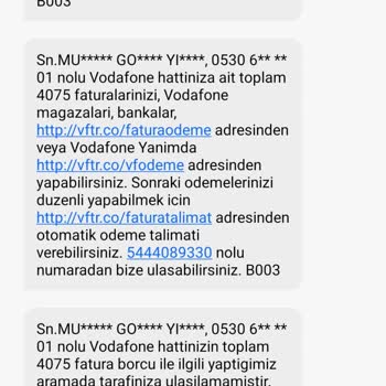 Vodafone Bayisinden Alınan Taahhütlere Rağmen Yüksek Fatura Ve Haksız Borç Talebi