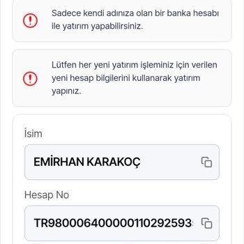 Yatırımım Hesabıma Geçmedi, Mağdur Edildim