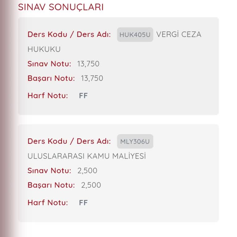 Sınav Sonuçlarının Hatalı Değerlendirilmesi Nedeniyle Mezuniyetimin Gecikmesi