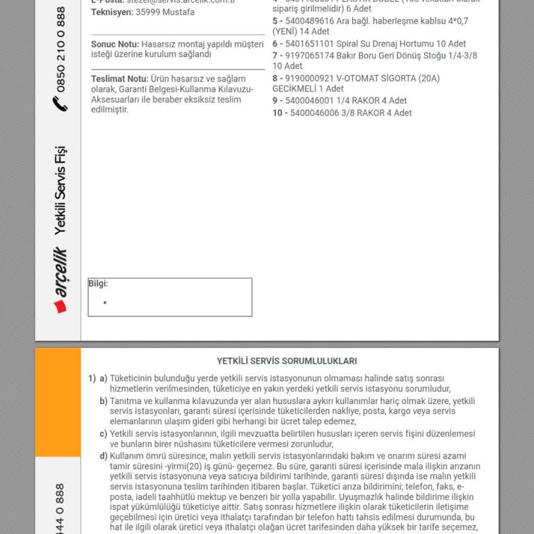 Yeni Alınan Arçelik Klima Arızalı Kuruldu, Servis Randevusu Çok Gecikti