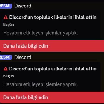 Discord Hesabım Gerekçesiz Olarak Banlandı Ve Açıklama Yapılmadı