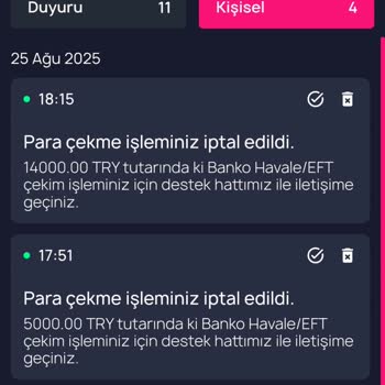 Kazancım Haksız Şartlarla Ödenmiyor