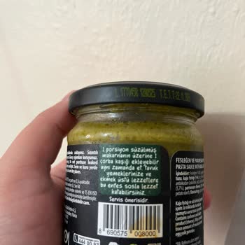 Tamek Pesto Sosun Aşırı Tuzlu Olması Ve Kalite Kontrol Endişesi