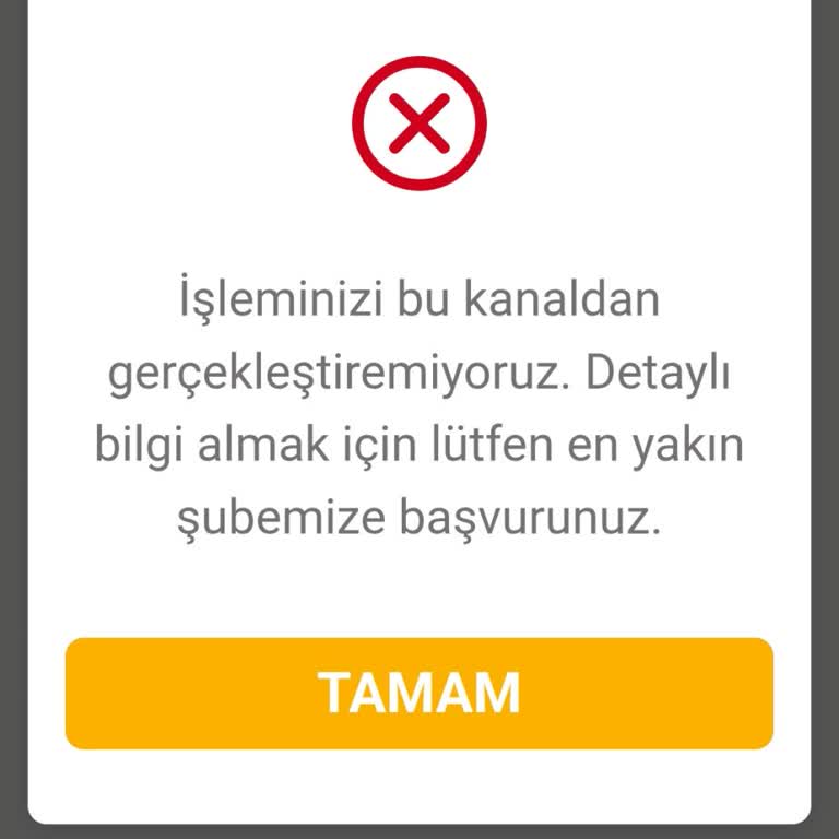 Mobil Uygulamada Kredi Başvurusu Sürekli Hata Veriyor, Çözüm Bekliyorum