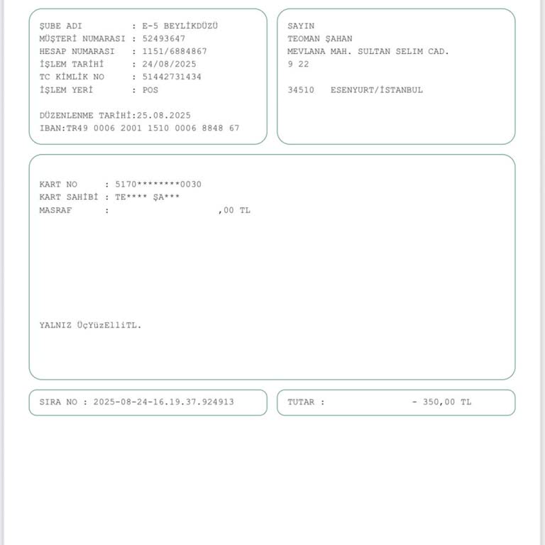 Bilet Alamadım, Ücretim İade Edilmedi