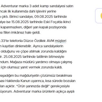 Yanıltıcı Şikayet Yanıtı Ve Şeffaflık Eksikliği