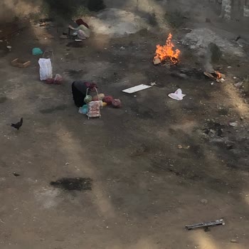 Boş Arsada Sürekli Ateş Yakılması Ve Yoğun Duman Nedeniyle Yaşanan Mağduriyet