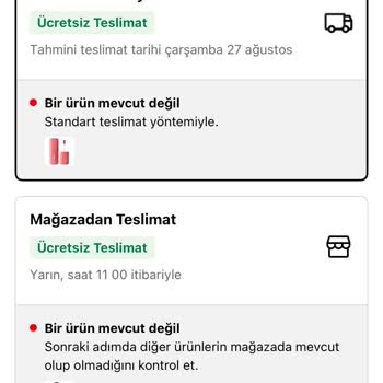 Online Alışverişte Eve Teslimat Seçeneği Sunulmuyor, Mağduriyet Yaşıyorum