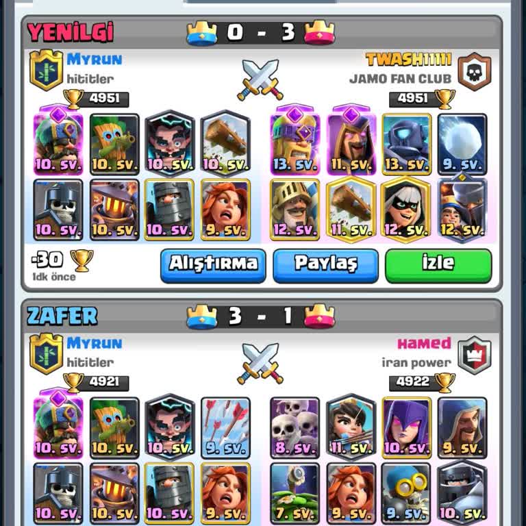 Clash Royale Eşleştirme Sistemi Adil Değil