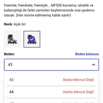 İstediğim Ürünün Stok Sorunu Ve Bilgilendirme Eksikliği