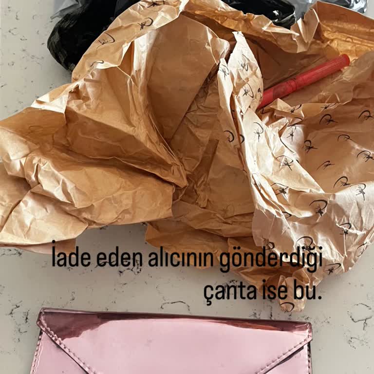 Satılan Ürün Yerine Eski Çanta Gönderildi, Ödemem Yapılmadı!