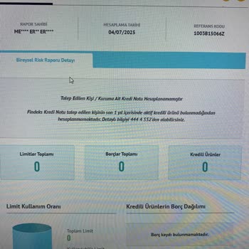 Borçsuz Olmama Rağmen Kredi Notum Hesaplanmıyor!