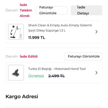 Hasarlı Ürün İadesi Kabul Edilmiyor, Ücret İadesi Yapılmıyor