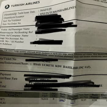 Türk Hava Yolları Mağduriyeti Ve Bilet Değişikliği Ücreti Şoku