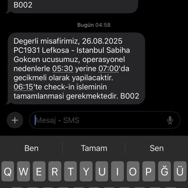 Pegasus'ta Sürekli Ve Ani Bildirilen Rötarlar Mağduriyet Yaratıyor