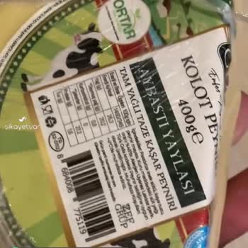 Migros Bozuk Kolot Peyniri!