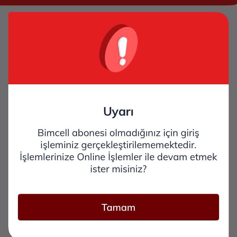Numara Taşıma Sonrası Bimcell Uygulamasında Paket Yükleyemiyorum