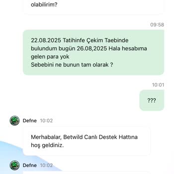 Betwild Sitesinde Sürekli Geciken Para Çekme Talepleri Ve Mağduriyet