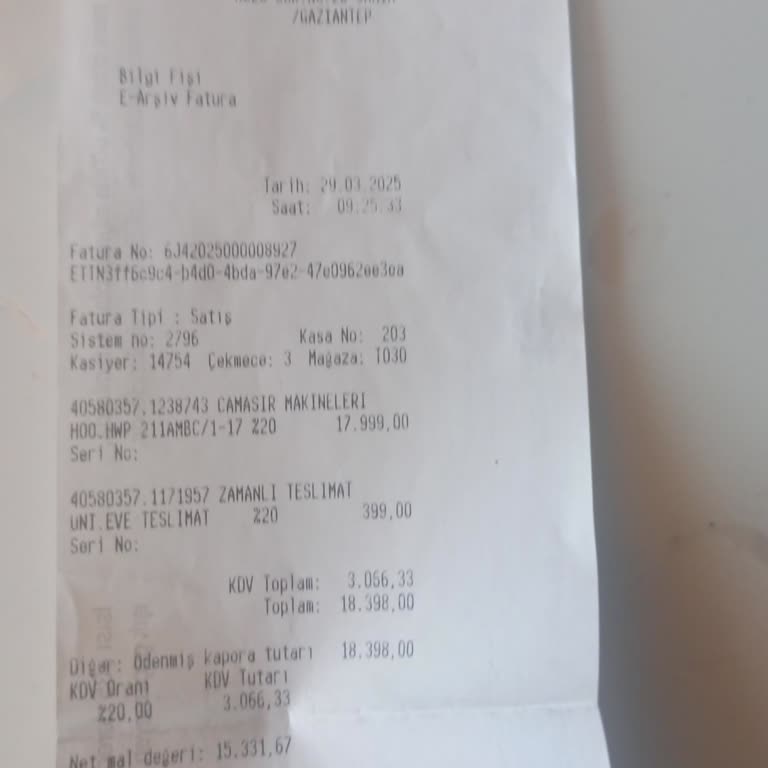 Altı Aylık Çamaşır Makinemde E13 Hatası Ve Servis Parça Bekletmesi