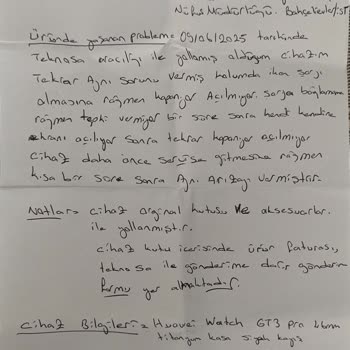 Tekrarlayan Saat Arızası Ve İlgisiz Servis Mağduriyeti