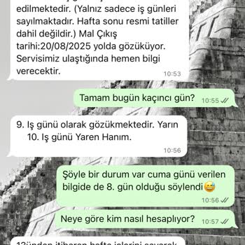 Teslimat Tarihi Konusunda Çelişkili Bilgilendirme Ve Net Tarih Talebi