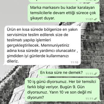 Teslimat Tarihi Konusunda Çelişkili Bilgilendirme Ve Net Tarih Talebi