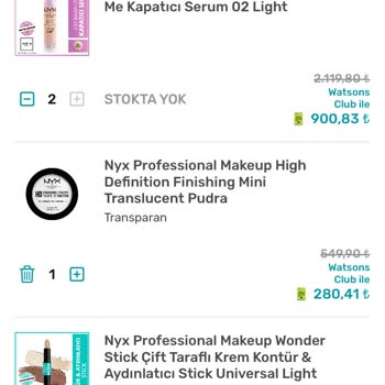 İndirimli Alışverişim Sipariş Oluşturulmadan İptal Edildi, Ürünlerimi İstiyorum