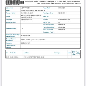 Sürekli Arızalanan Samsung Buzdolabı İçin Kalıcı Çözüm Ve Ürün Değişimi Talebi