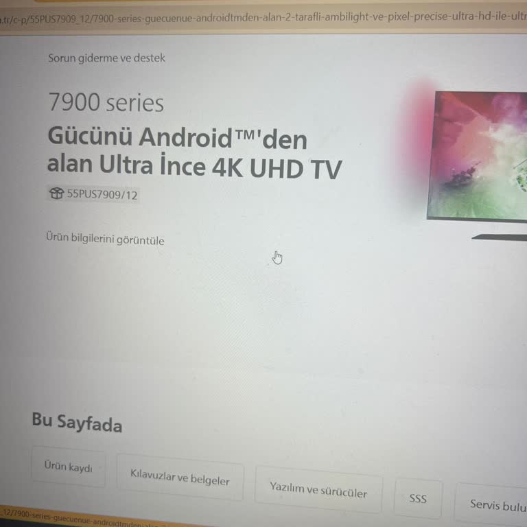 Philips TV Kendiliğinden Recovery Modda Kaldı Yazılım Desteği Yok