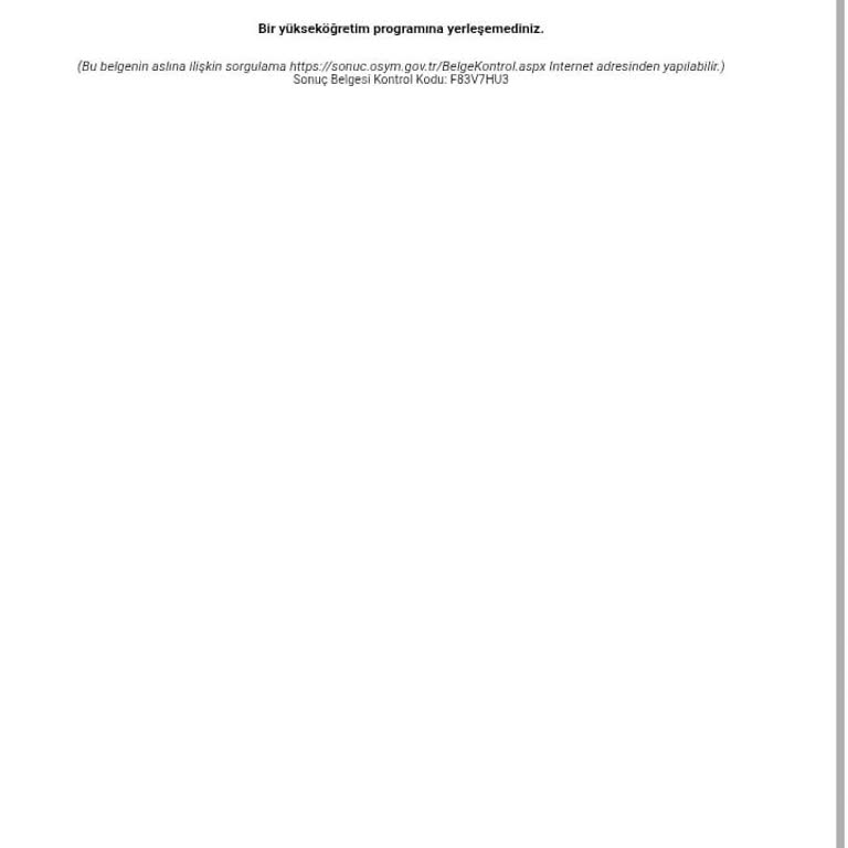 YKS Tercih Sonuçlarında Haksız Mağduriyet Ve Yerleşememe Sorunu