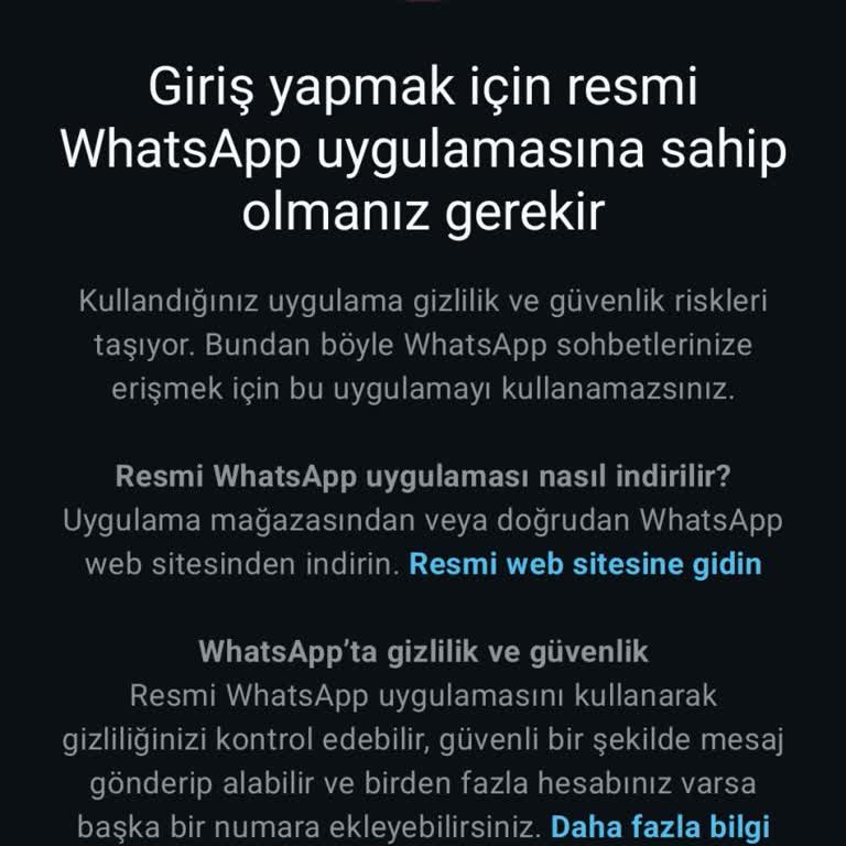 Orijinal WhatsApp Kullanımına Rağmen Hesabım Haksız Yere Kapatıldı Ve Destek Alamıyorum