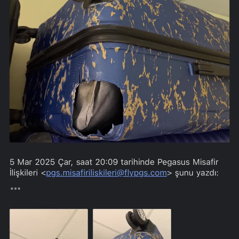 Pegasus Kırık Bagaj Sonrası İlgisiz Kaldı
