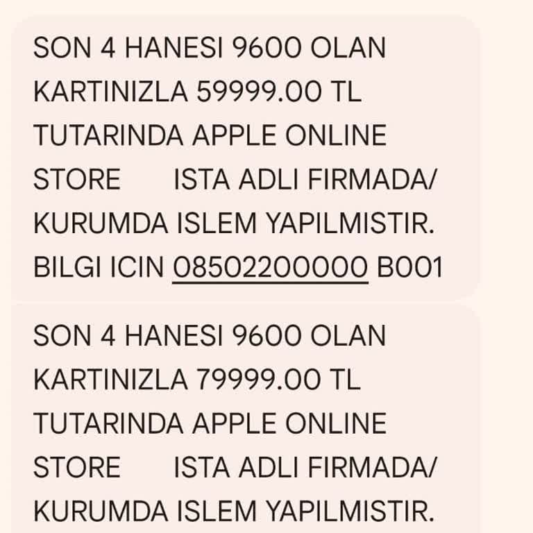 Bilgim Dışında Yüksek Tutarlarla Kredi Kartımdan Harcama Yapıldı, Mağduriyetimin Giderilmesini İstiyorum