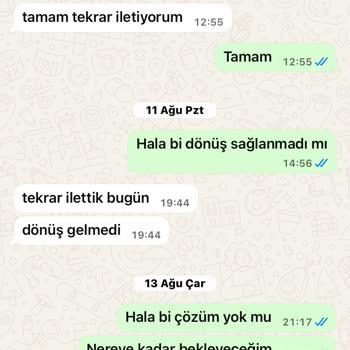 Satış Sonrası Ödeme Yapılmaması Ve Bilgi Eksikliği
