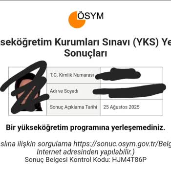 YKS Yerleştirme Sonuçlarında Anlaşılmaz Hata: Hak Kaybı Yaşıyorum
