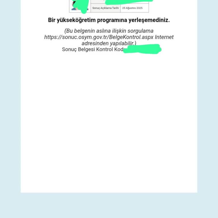 YKS Tercih Sonuçlarında Sıralama Ve Yerleşme Adaletsizliği